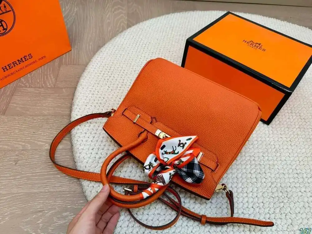 Копия В Стиле Hermes 1: 1 Перкин Платиновая Горизонтальный TexTure Женская Сумка 25cm