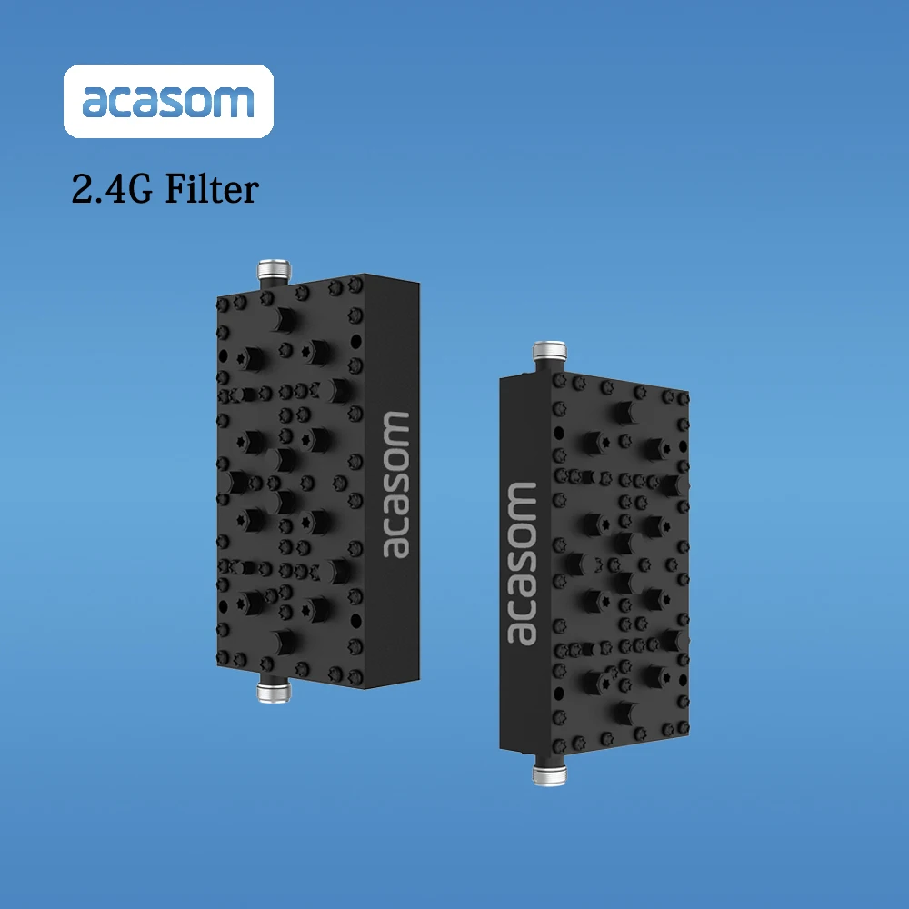 2.4GHz Indoor Bandpass 20MHz channel5 2422MHz to 2442MHz  Cavity Filter WIFI  Network Filter  2.4 GHz Ultra High Q 8-Pole
