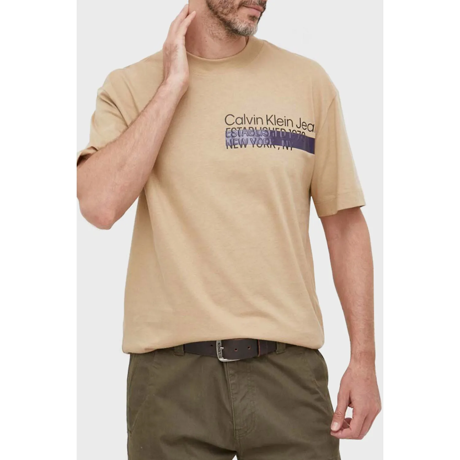 Calvin Klein Хлопковая футболка