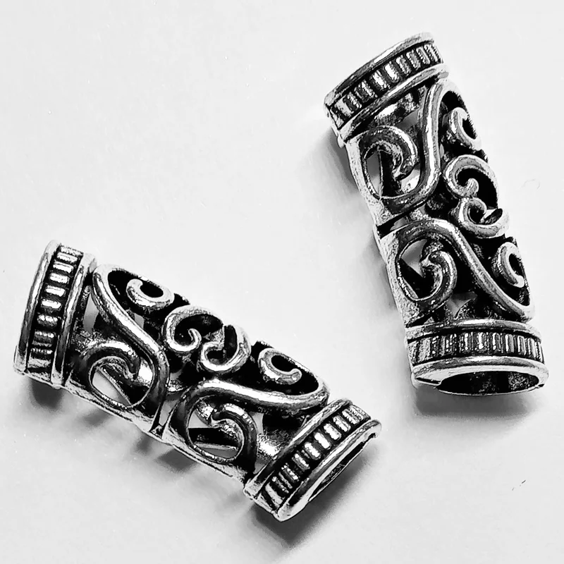 Украшения для бороды дредов косичек &quotВензель&quot. Бусины металлические