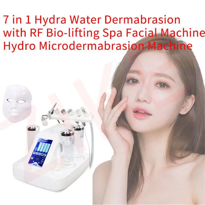 

7 in 1 Hydra Water Dermabrasion with RF Bio-lifting Spa Facial Machine Hydro Microdermabrasion Machine