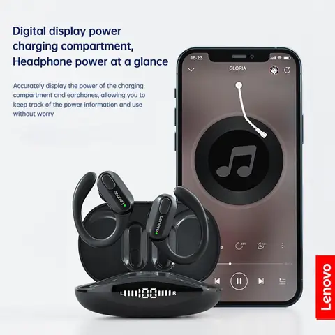 Lenovo thinkplus XT80 Wireless BT Sport Earphone Mini Наушники с микрофоном Зарядный чехол Hi-Fi