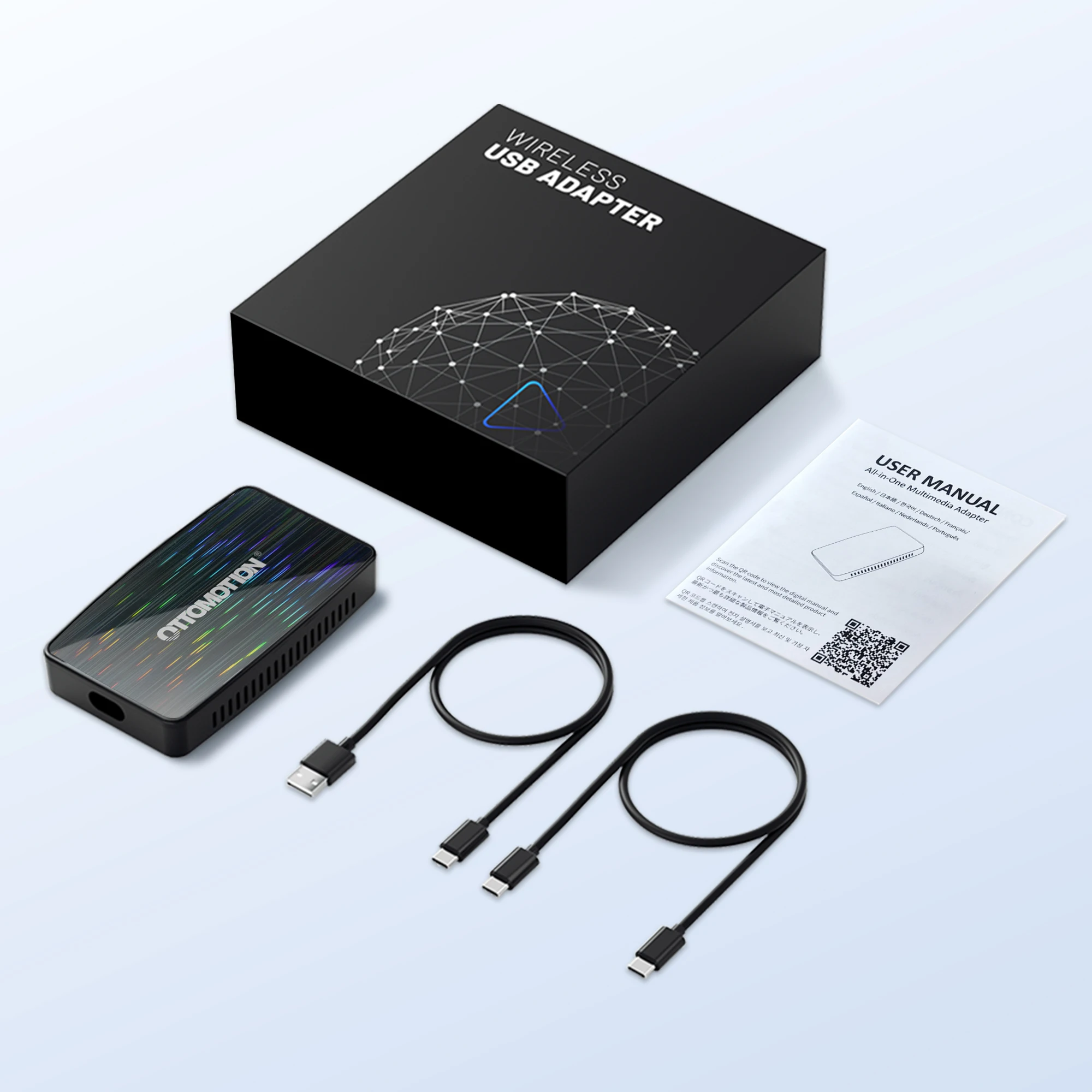 

Ottomotion Play2Video PRO для Youtube Netflix IPTV беспроводной CarPlay Android авто адаптер видеобокс для автомобильных аксессуаров 2024