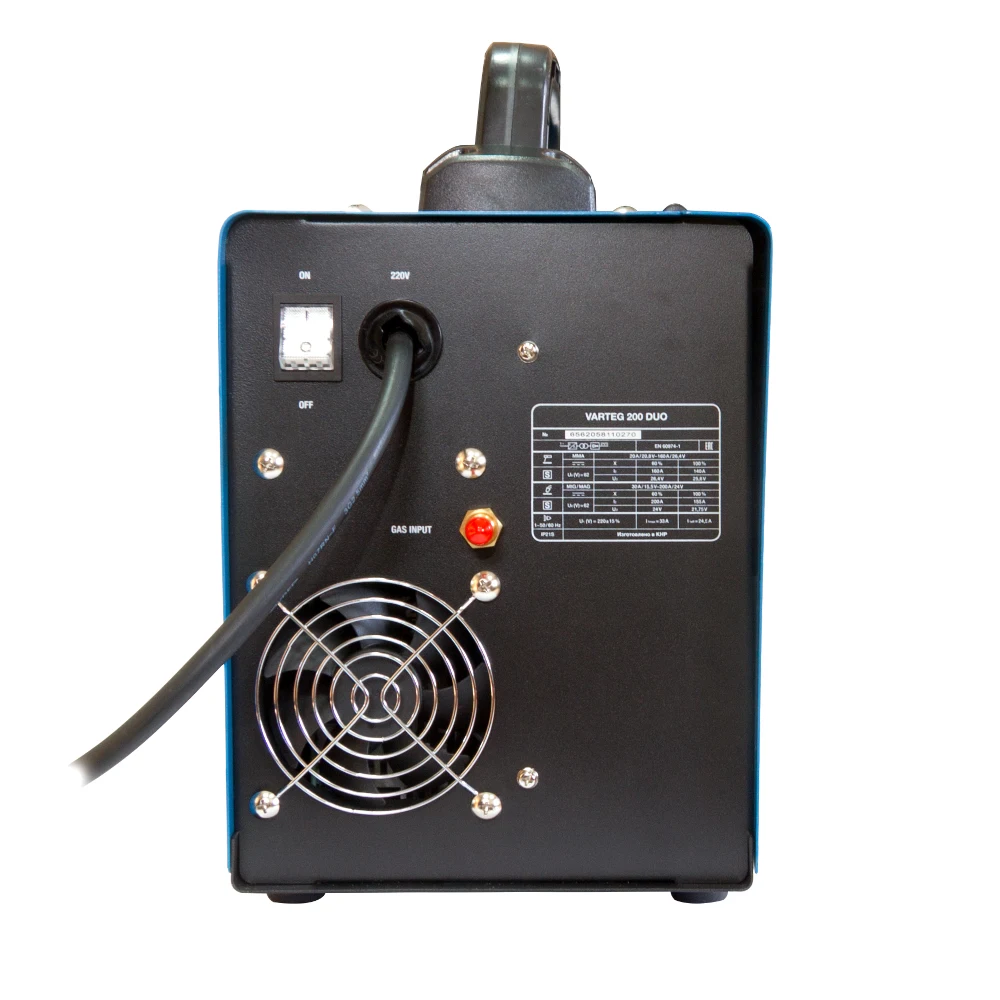 Сварочный полуавтомат VARTEG 200 DUO (FoxWeld) MIG/MAG/MMA 220A/220В ручная дуговая сварка инвертор