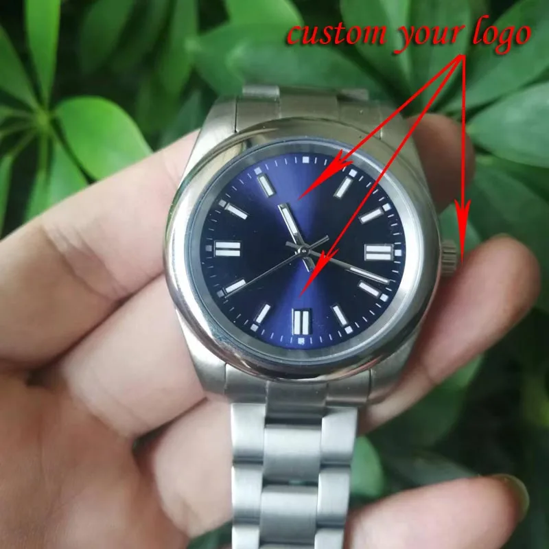 

DIY Custom Logo Luxury Brand Colorful Dial 40mm Watch for Men Automatic Mechanical Sapphire Glass Waterproof Watches AAA
