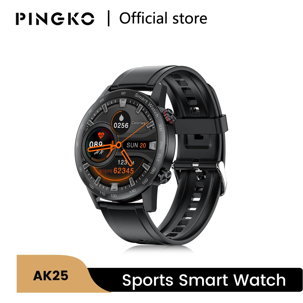 

PINGKO AK25 Smart Watch For Men And Women Music Player TWS Headphones Contact Fitness Sports Watches Waterproof Free Shipping