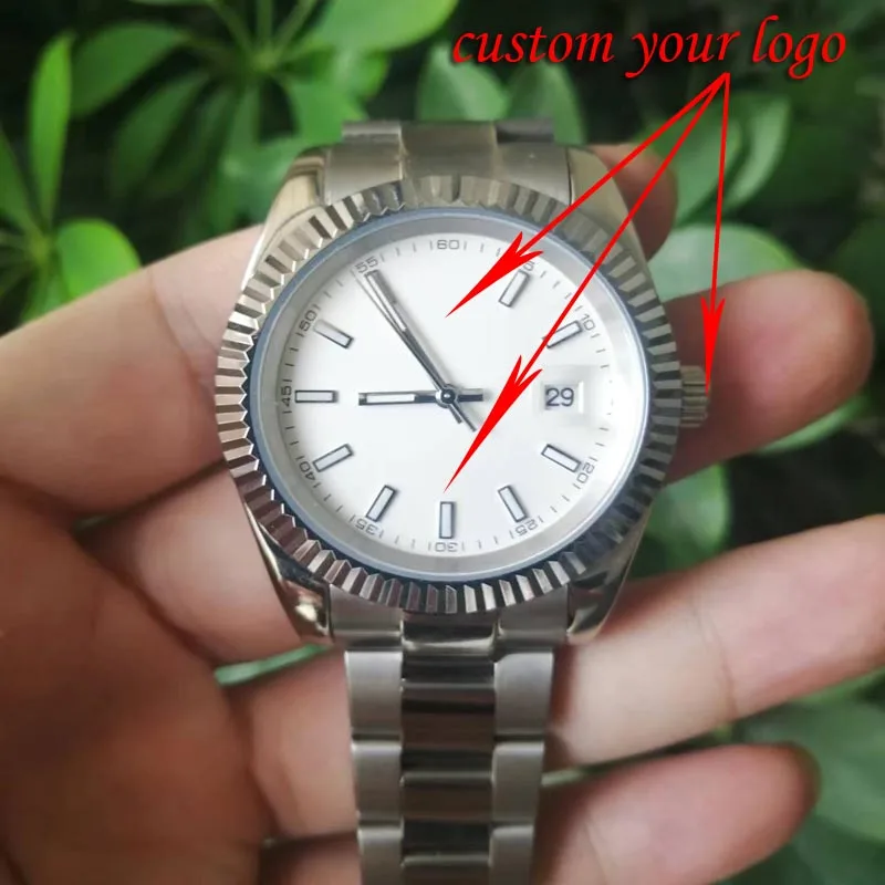 

DIY Custom Logo top brand 41mm Automatic Mechanical Mens Sports Sapphire Glass Ceramics Watches aaa 904 Stainless Steel