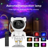 astronaut projector lamp led starry sky night light galaxy star projector bedroom home decorative kids birthday luminaires gift