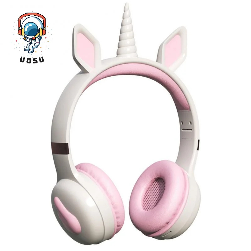 Беспроводные наушники Flash светильник с милыми кошачьими ушками единорог детские
