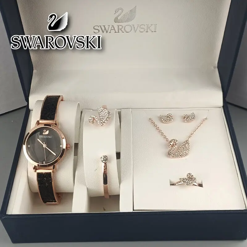 Часы в стиле Swarovski 2024 европейские и американские новые модные роскошные