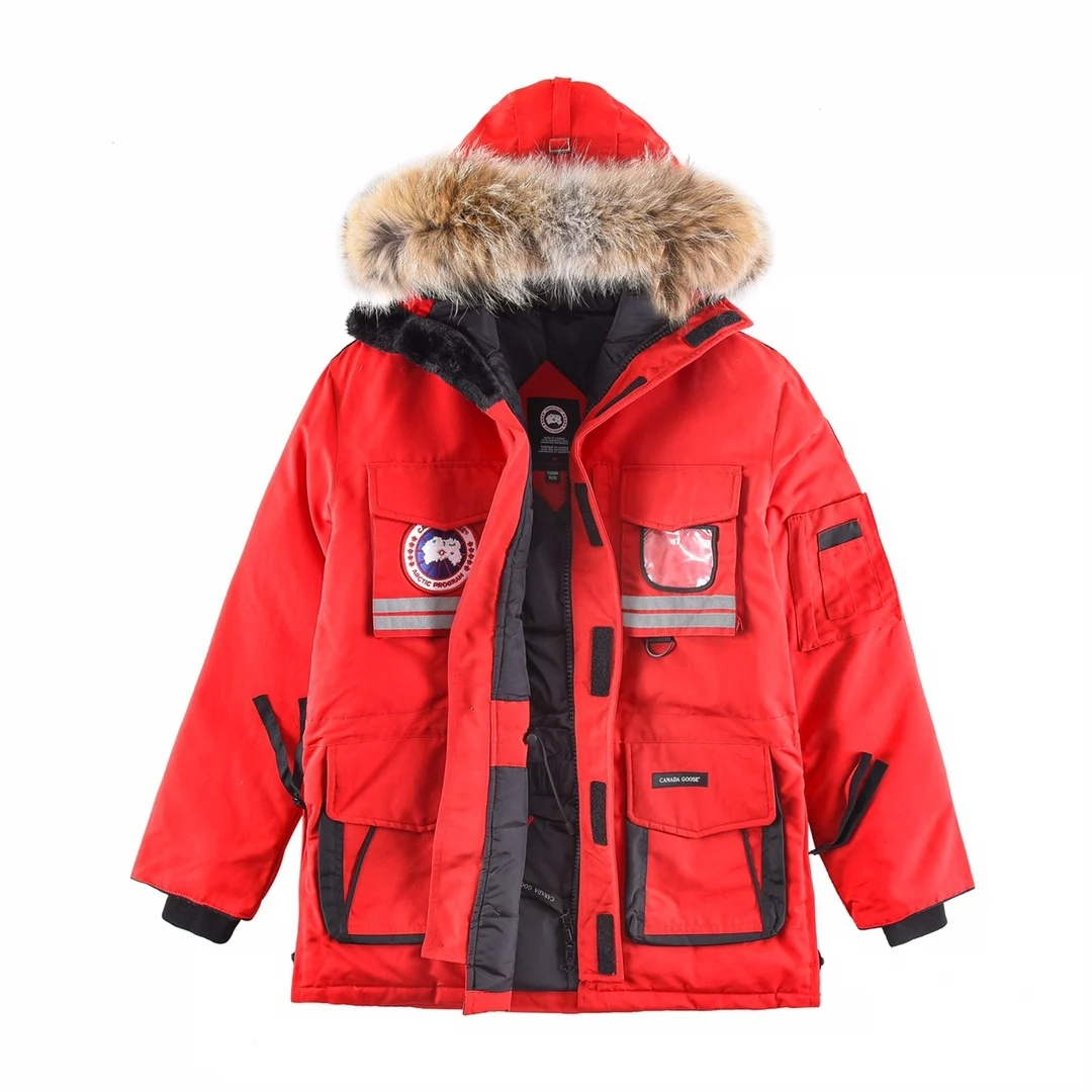 Пуховики Canada Goose Новый Зимний Теплый И Модный Пуховик Повседневная Легкая КуртКа