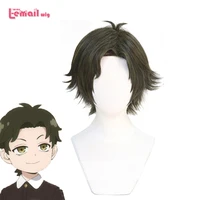 l email wig synthetic hair anime spy family damian desmond cosplay wig damian desmond 28cm short wig heat resistant cosplay wigs