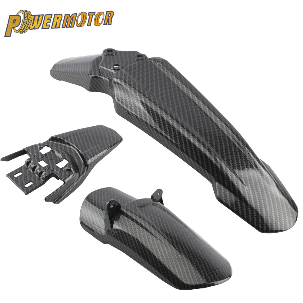 Купи Motorcycle Front Fender Rear Shock Guard Fender for Surron Light Bee Accessories Electric Motocross Mtb Mudguard Dirt Pit Bike за 680 рублей в магазине AliExpress