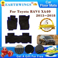 car floor mats for toyota rav4 rav 4 xa40 20132018 rugs panel footpads carpet cover pad anti slip foot pads accessories 2015