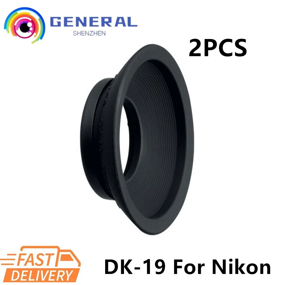 

2x DK-19 Eyecup Eye Cup Piece Eyepiece Finder Diopter Viewfinder for Nikon Cameras Dslr D2X D2H D3S D3X D4 D4S D700 D800 D800E