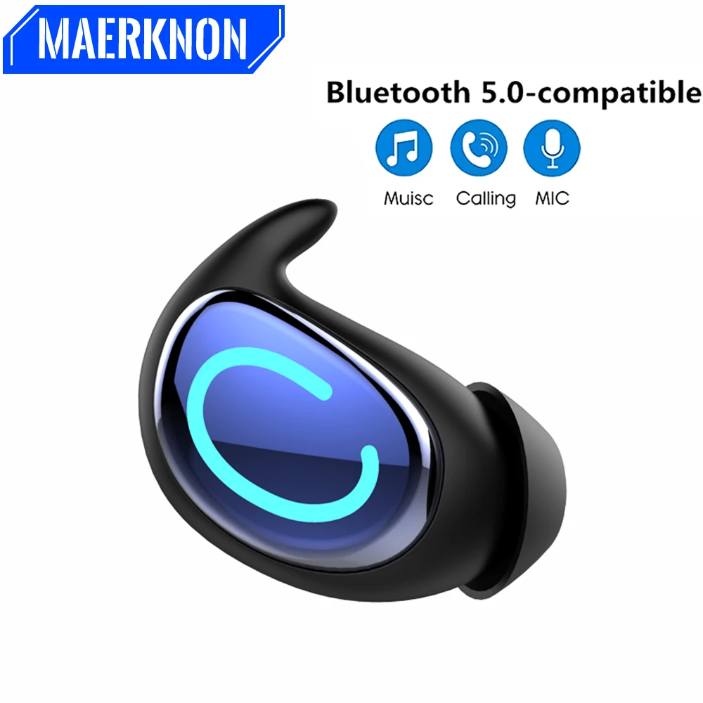 TWS Беспроводные наушники Bluetooth 5.0 Сверхдлительный режим ожидания Бег Бас