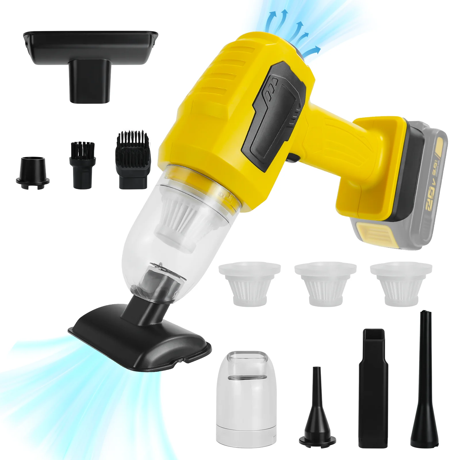 

Ручной пылесос Dewalt 20В 2-в-1