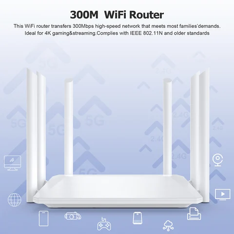 Беспроводной маршрутизатор TP-Link 300 Мбит/с