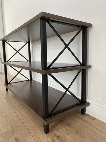 Обувница для обуви, прихожей, в стиле лофт, этажерка для обуви,ЛДСП, 80х30х51 см, - изображение