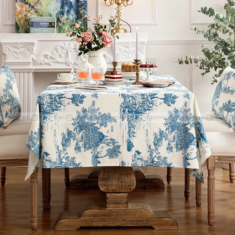 

Lucerne Tablecloth Light Luxury Dining Table Mat Spun Line Table Cover