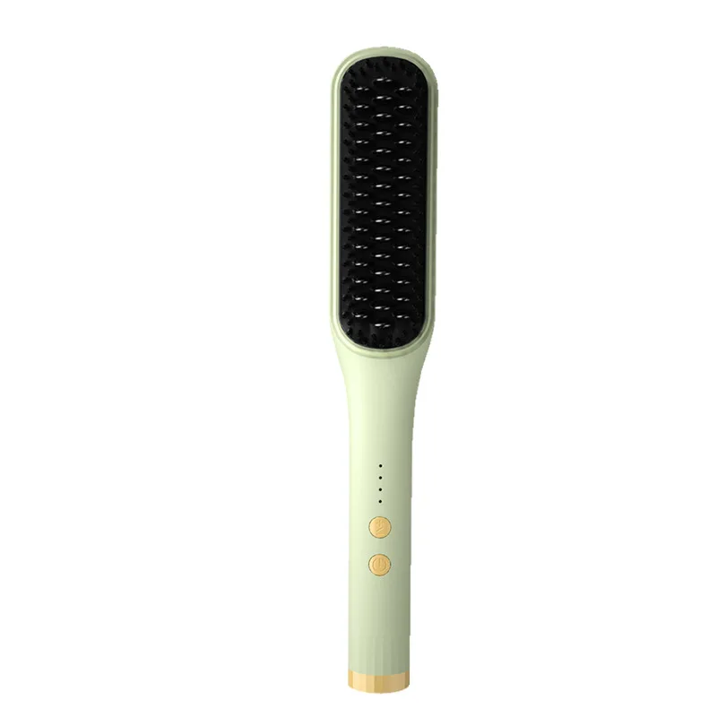 Straight Hair Comb Negative Ions Do Not Hurt Hair Fluffy Straightening Plate Clip Home Curling Stick Dual-use Electric Comb enlarge