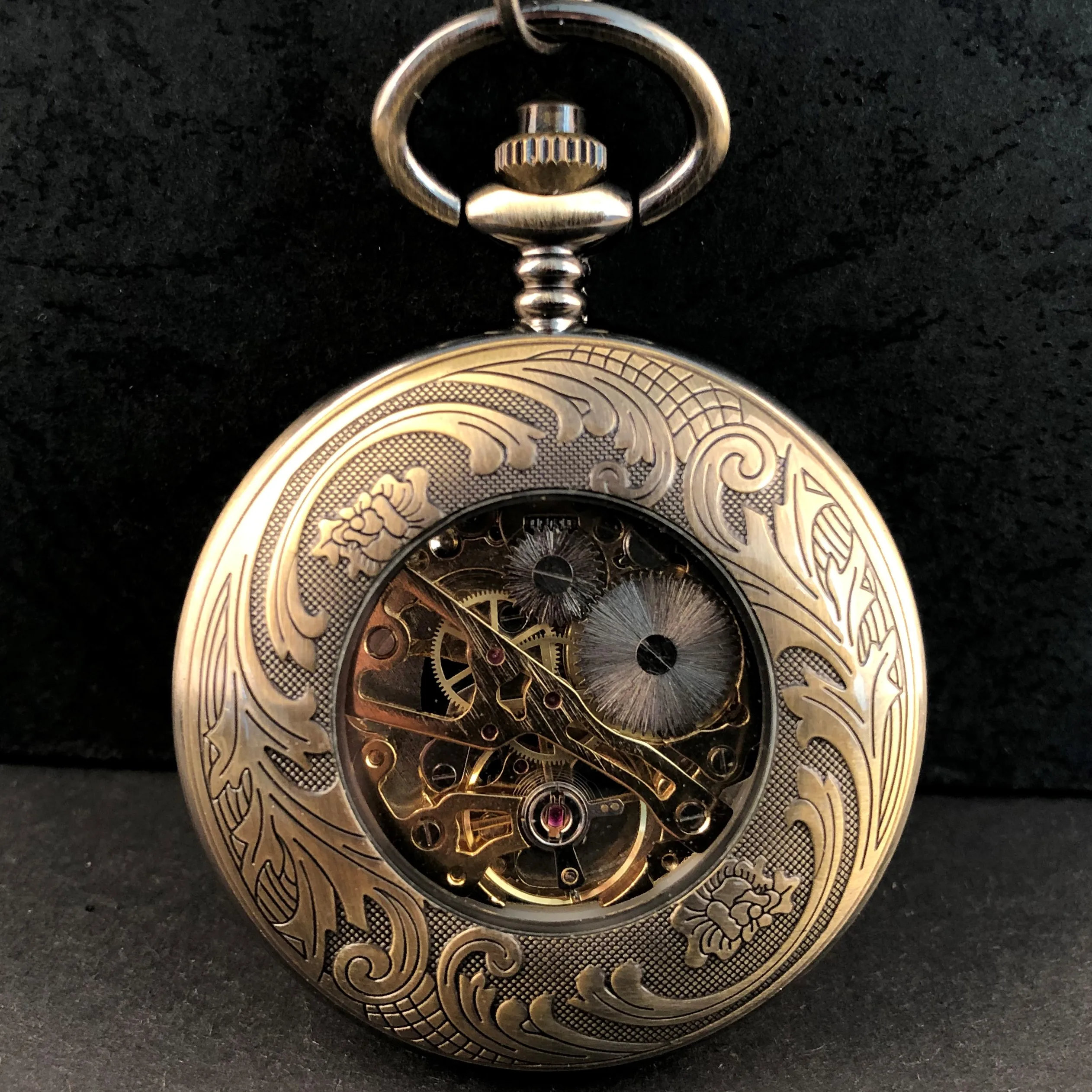 Personalized Octopus Skeleton Mechanical Pocket Watch Collection Men Women Casual Vintage Necklace Pendant Steampunk Fob Watches