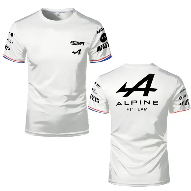 F1 Alpine T Shirt Men And Women Street Clothing 3d Printing Racing First -level Equations Racing Shirt Fashion Clothing