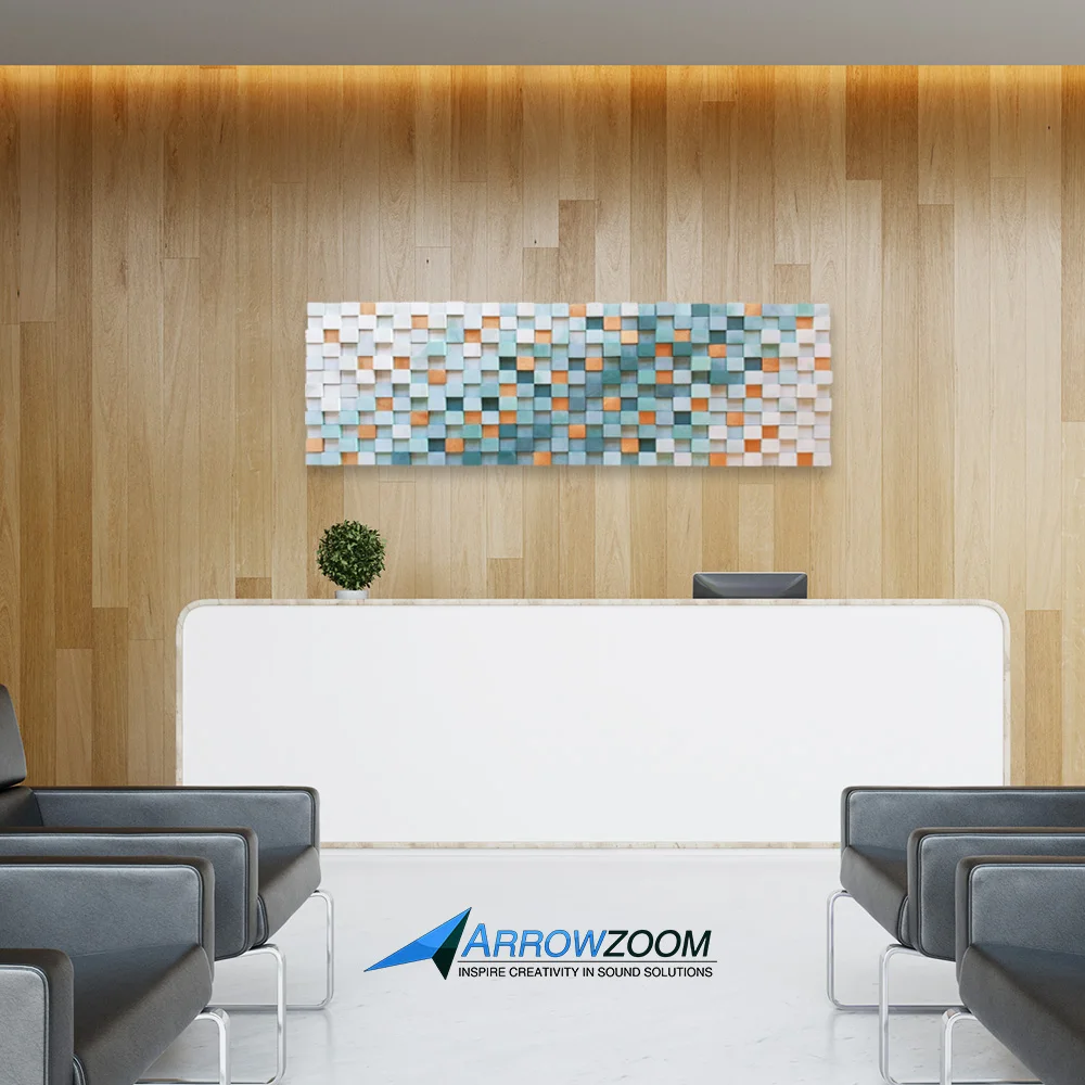 

Arrowzoom 3D геометрический деревянный художественный высокий прилив Декоративная скульптура на стену деревянные панели резные блоки современ...