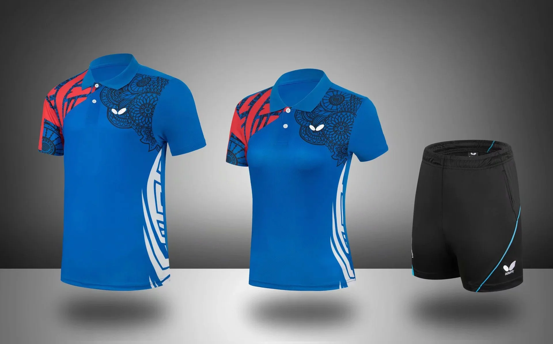 

Badminton Clothing Suits Men And Women Volleyball Short-sleeved Sportswear Table Tennis Suit Tops And Shorts Sets