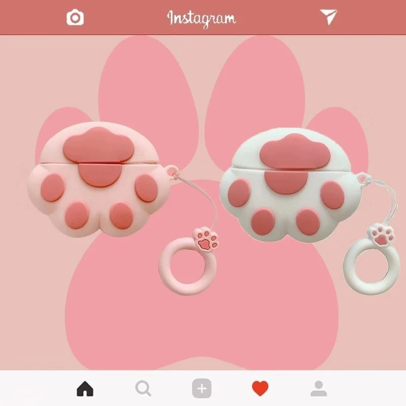 

For i9/i11/i12/inpods12 Case Cute Cartoon Silicone Protective Cover Anime Cat claw Earphone Cases Accessories