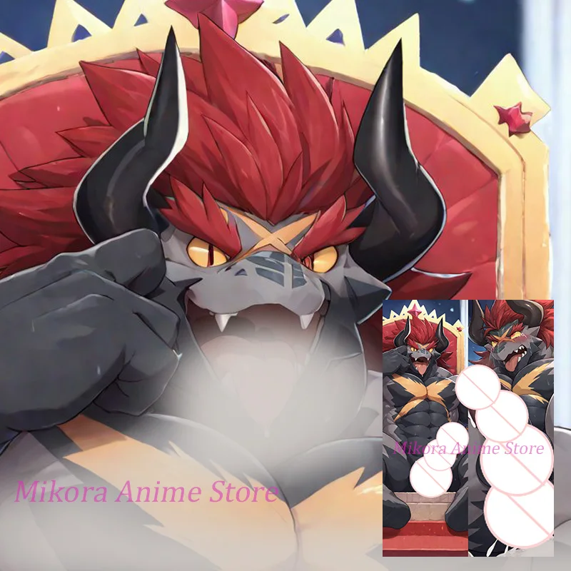 Наволочка Dakimakura с изображением демона дракона Дубца аниме двусторонняя