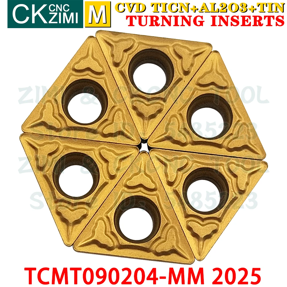 TCMT090204-MM 2025 TCMT 090204 MM Твердосплавные пластины Инструменты для наружной токарной