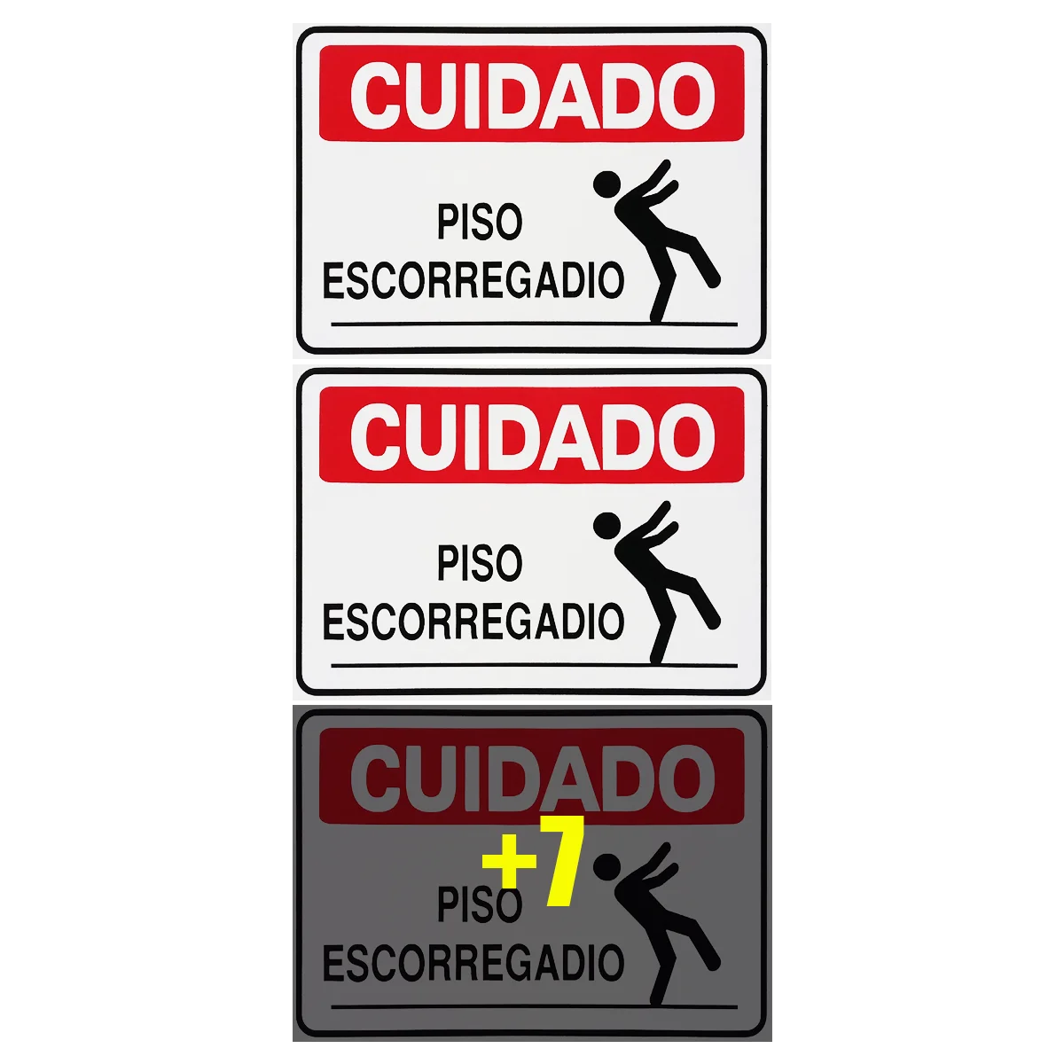 

Combo 10 Signs Care Slip Floor 30x20 Access-S-227 F9e