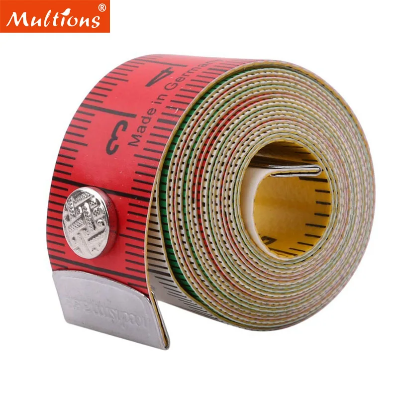 

1pc 150cm Tailor's Ruler Soft Tape Measure Tailor's Tape with Snap Fasteners Body Measuring Ruler Needlework Sewing Tools