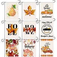 creative thanksgiving series garden flags autumn harvest maple leaf letters garden decoration banner 3045cm%ef%bc%8811 81in17 71in%ef%bc%89