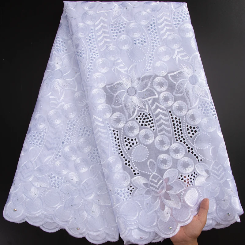 

SJD LACE African Lace Fabric 2023 High Quality 3104 Nigerian Embroidery Dry Lace with Stones for Sew Women Elegant Party Dresses