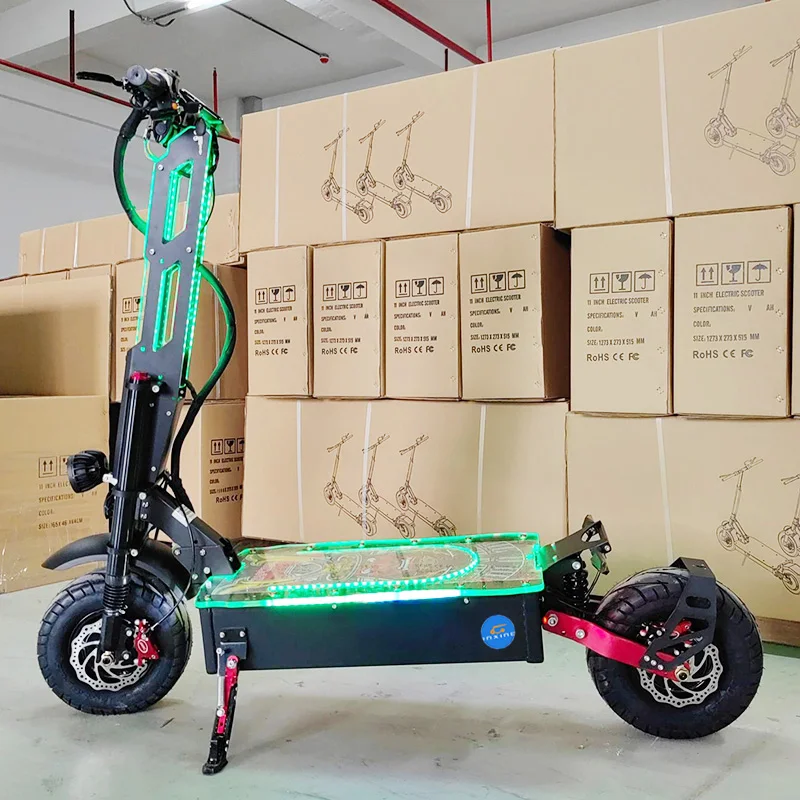 

Inxing 10000W Fat Tire Electric Scooter with top Fashion Design 13inch Off Road E Scooter