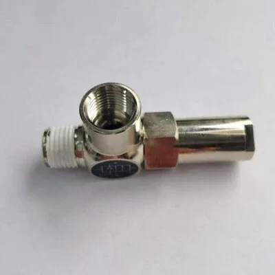 Фото POSU Регулирующий скорость и обратный клапан PC1/4 PC1/4S Пневматический для цилиндра журнала инструментов №4