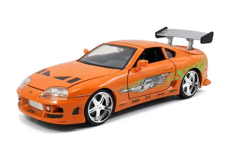 Модель машины Fast Furious Toyota Supra Orange JADATOYS 1/24