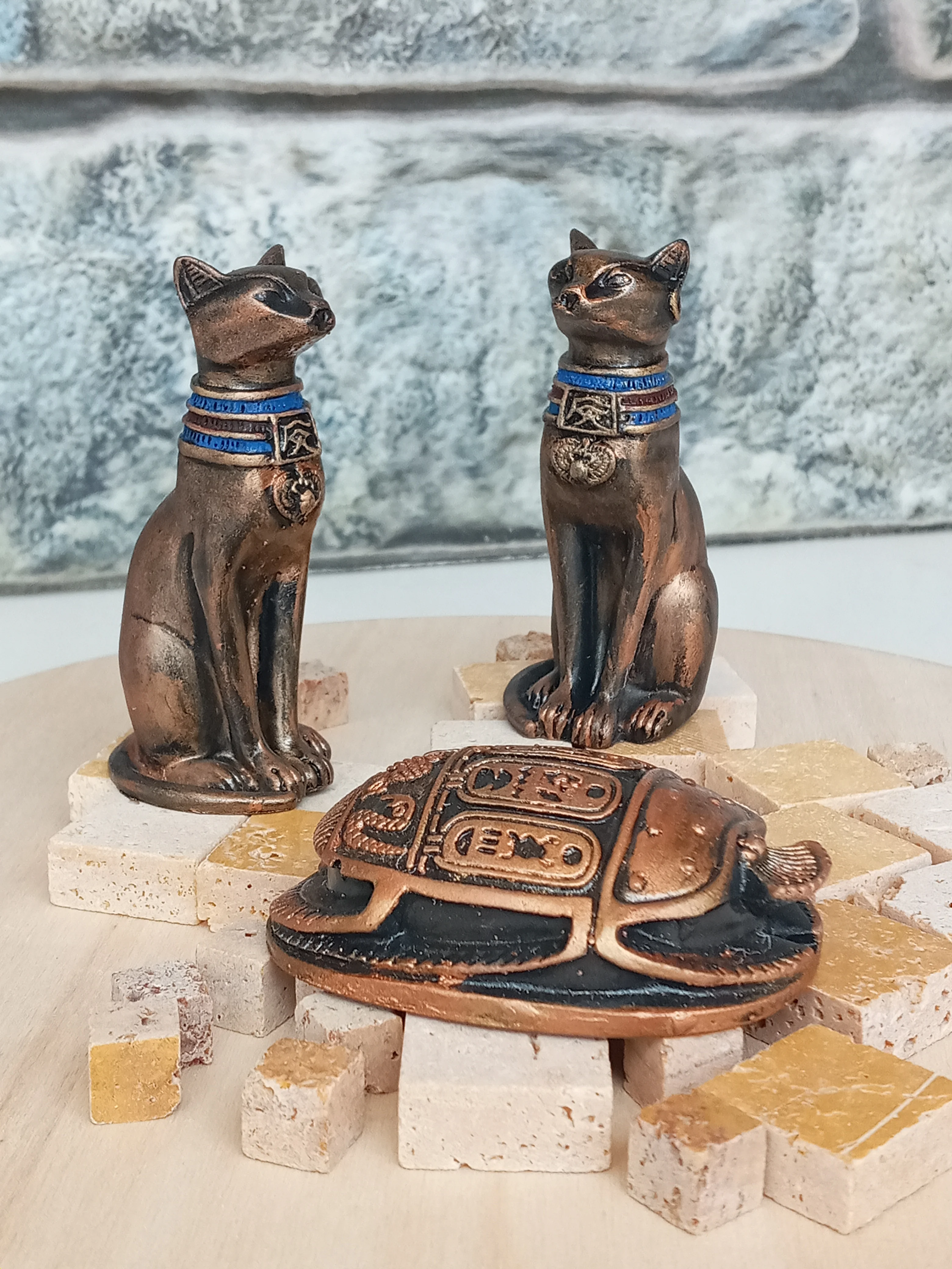 

Bastet Scarab Ancient Egyptian Trinket