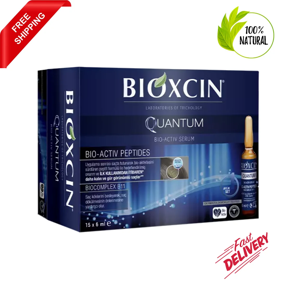 

Bioxcin Quantum Serum, Hair Care Serum Hair Booster, Hair Nourishing Serum, Lush And Shiny Hair, more Intense and Booster