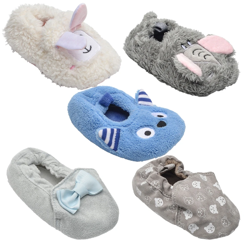 

Toddler Infant Footwear Shoes Winter Baby Shoes Girls Boys Keep Warm Shoes Cute Animal First Walkers Anti-slip Newborn