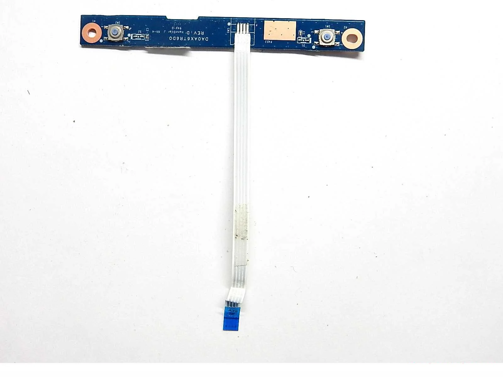 Плата кнопок тачпада с шлейфом DA0AX6TR6D0 REV: D 4DAX6TB0000 3DAX6TB0000 AX6 TP JH20110325 DEFC1069015 HP CQ56 G62 (б/у)