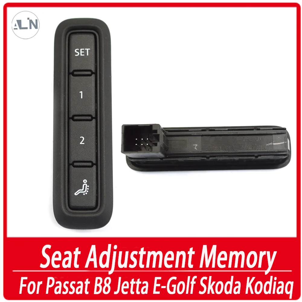 

3GD 959 769 A 3GD959769A Driver's Seat Adjustment Memory Switch Button Suitable For VW Passat B8 Jetta E-Golf For Skoda Kodiaq