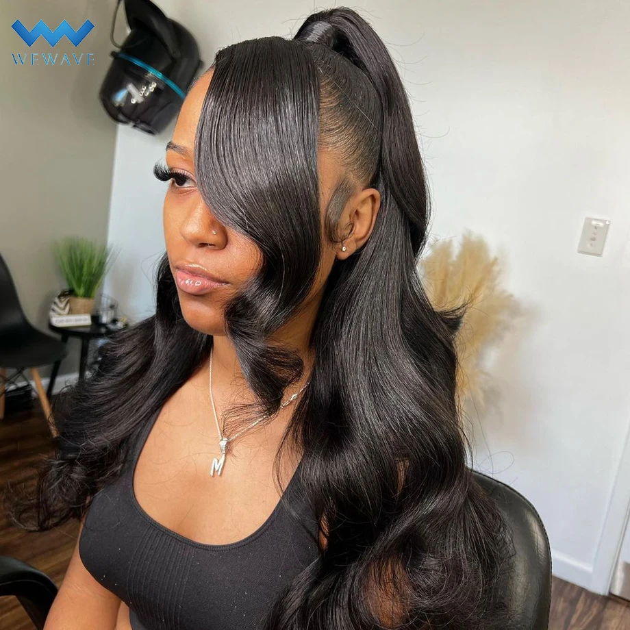 Body Wave Lace Front Wig Pre Plucked Brazilian 5x5 Lace Closure Wig Human Hair Wigs 40 Inch Wet And Wavy 13x4 Lace Frontal Wig