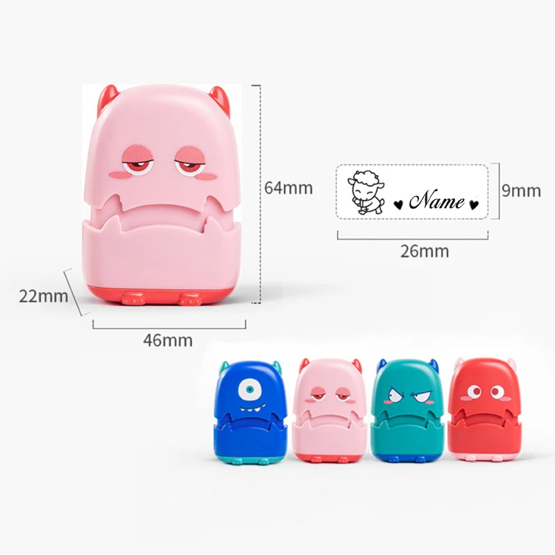 

Cute Cartoon Children Seal Students, Large Size Washed Non - Fading Fabric And Textile Stamps