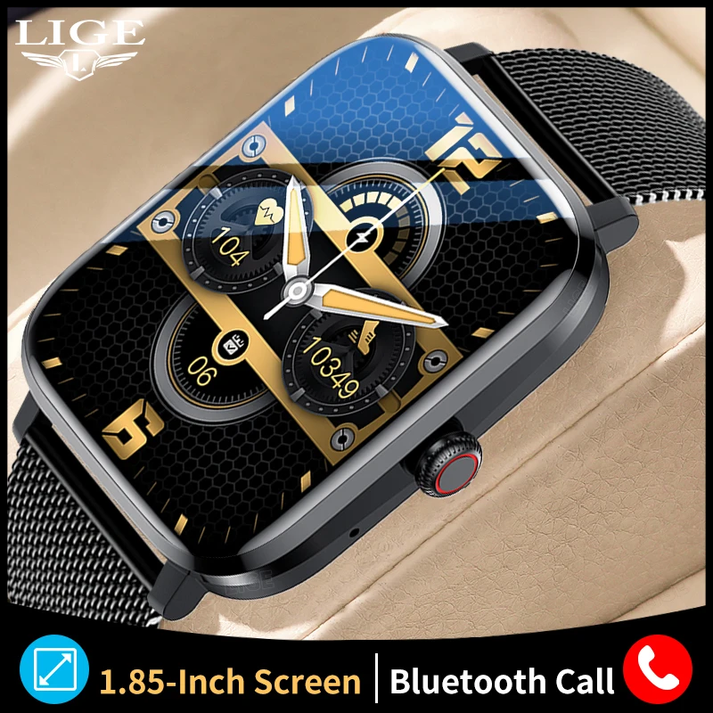 

LIGE 2022 Smart Watch Men Women Gift Smartwatch Sport Fitness Health Heart Rate Monitor Bluetooth Android IOS Digital Watches