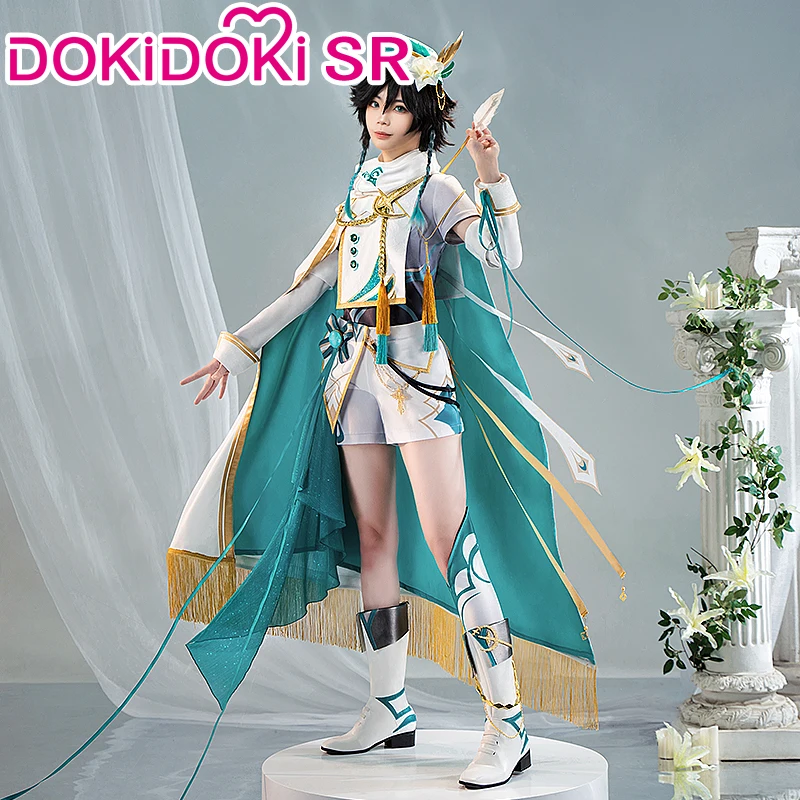 

PRE-SALE DokiDoki-SR Game Genshin Impact Barbatos, костюм для косплея Venti Doujin Genshin Impact, костюм для косплея