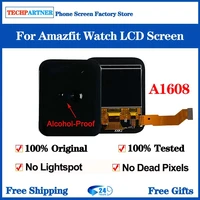 lcd display touch screen panel digitizer assembly replacement for huami amazfit bip smart watch a1608