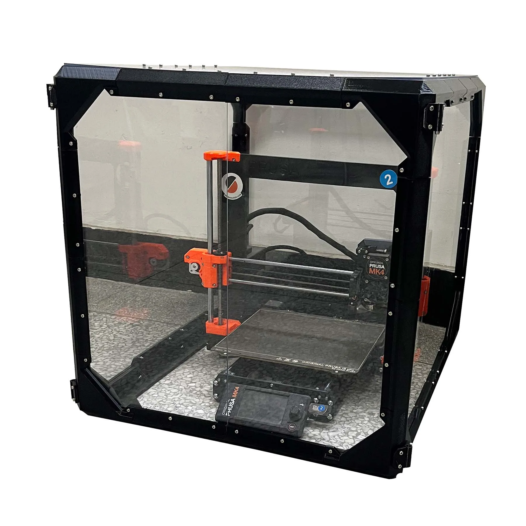 Фото Blurolls Prusa MK3S MK4(S) Корпус 3D-принтера PrintClosure ПК Поликарбонатные панели ПК №1